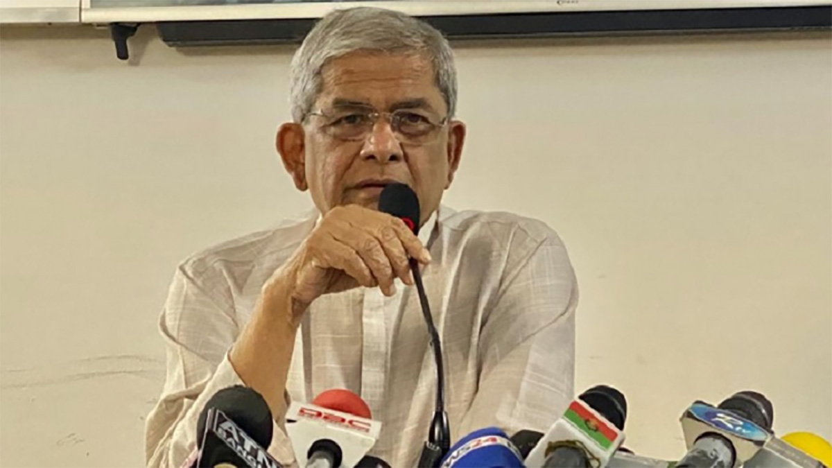 নির্বাচন ইস্যুতে প্রধান উপদেষ্টার বক্তব্যে হতাশ হয়েছি: মির্জা ফখরুল