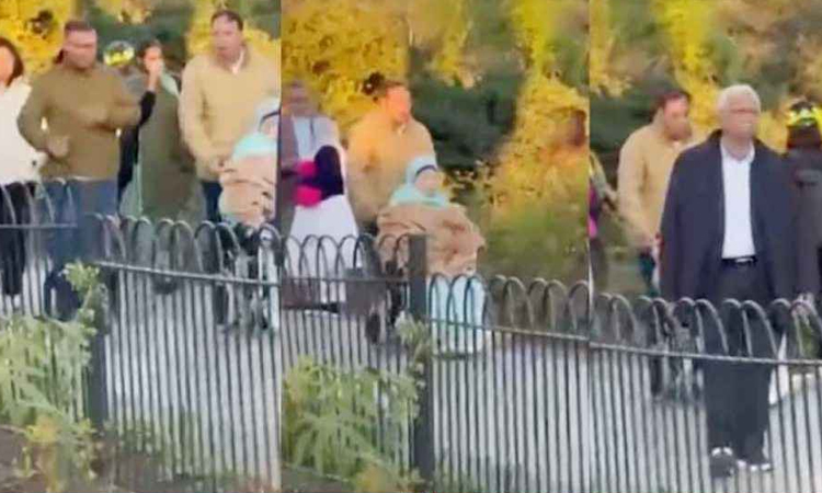 মাকে নিয়ে লন্ডনের পার্কে ঘুরলেন তারেক রহমান