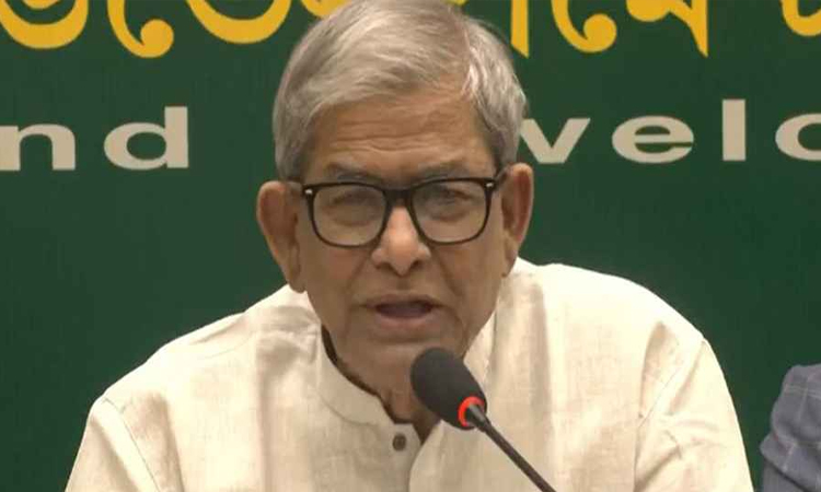 জনগণের মধ্যে কোনো বিভেদ নেই, মতপার্থক্য রাজনৈতিক দলগুলোর মধ্যে: মির্জা ফখরুল