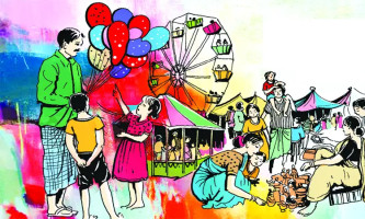 কৈশোরে মেলার আনন্দ