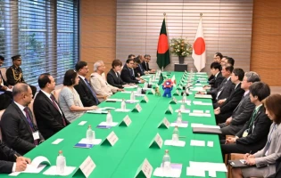প্রধান উপদেষ্টার সঙ্গে জাপানের প্রধানমন্ত্রীর বৈঠক শুরু